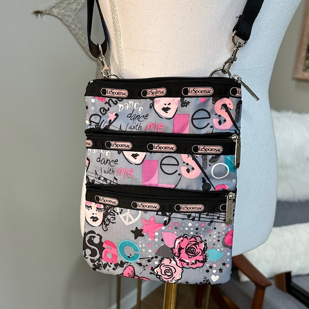 LeSportsac Kacey Dance with me print crossbody bag